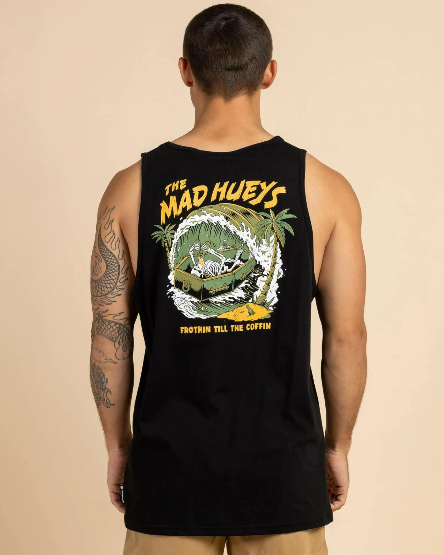 Frothin Coffin Singlet Tank