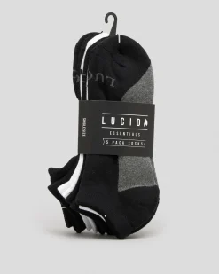 Fuzzled Ankle Socks 5 Pack