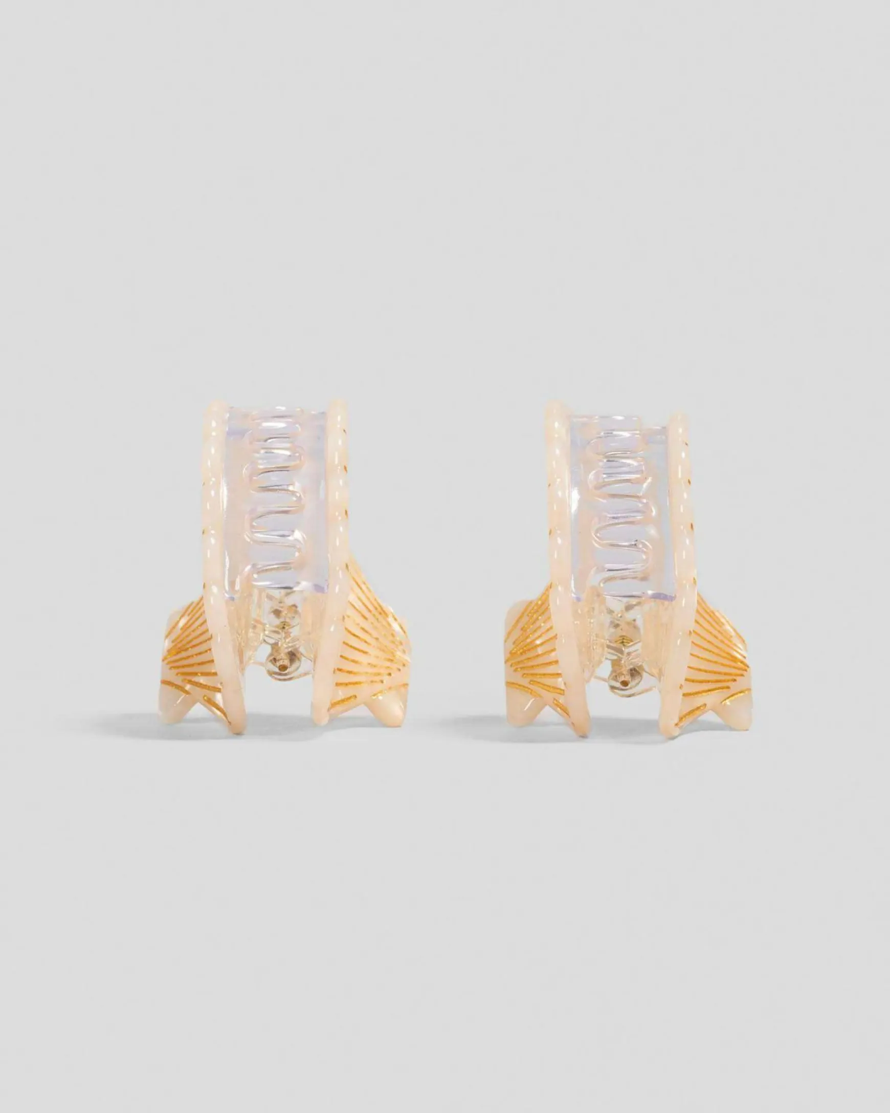 Geena Shell Hair Claw Clip Pack
