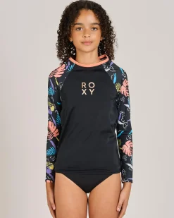 Girl's Active Long Sleeve Rash Vest