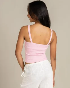 Girls' Basic V Neck Top