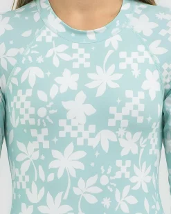 Girls' Catch A Wave Long Sleeve Surfsuit