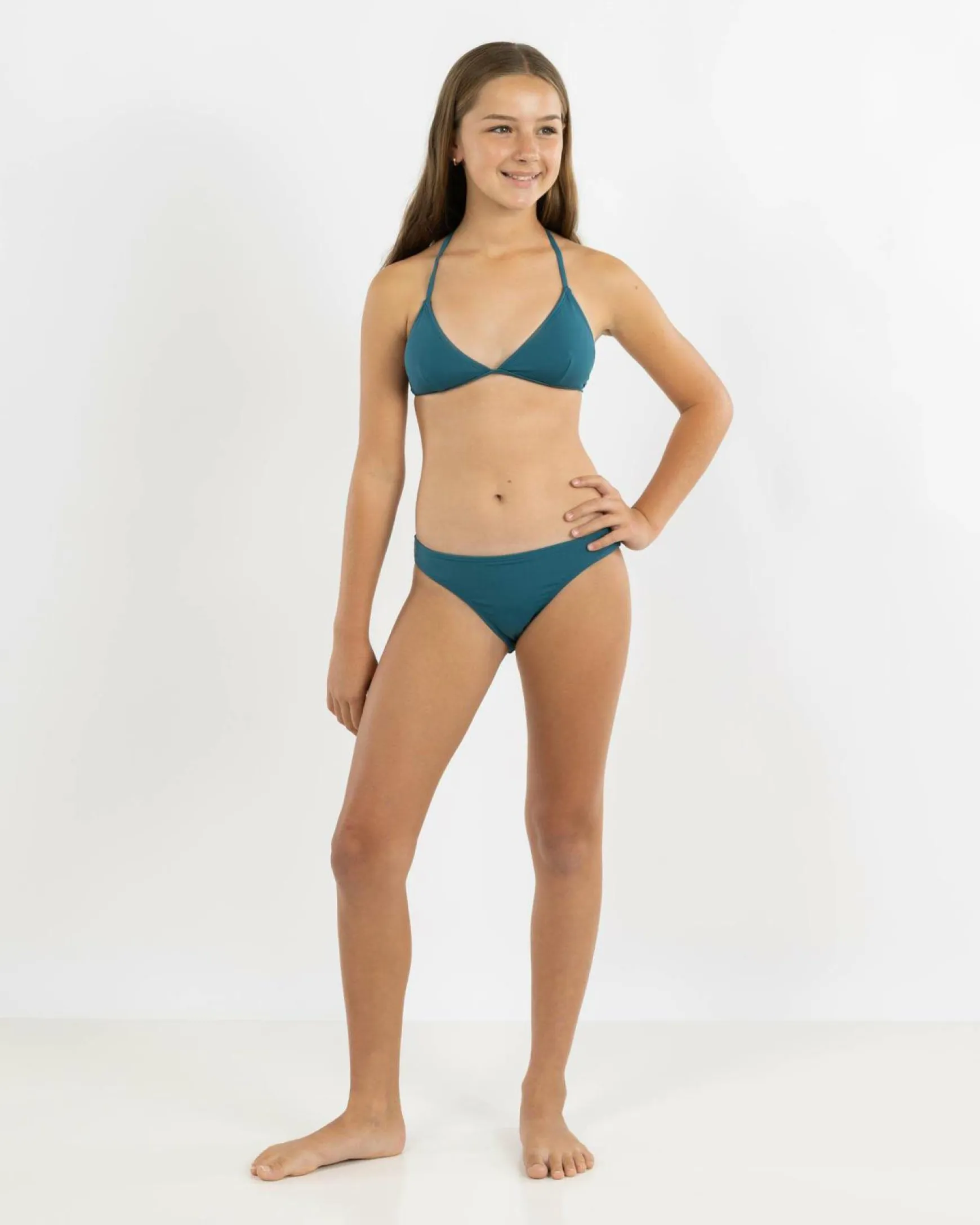 Girls' Coco Fixed Triangle Bikini Set