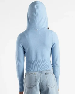 Girls' Cora Hooded Zip Knit Jumper