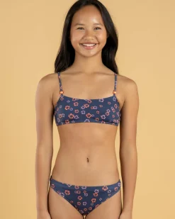 Girls' Cute Ditsy Bralette Bikini Set