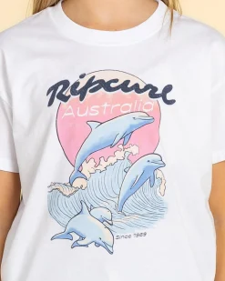 Girls' Dolphin Relaxed T-Shirt