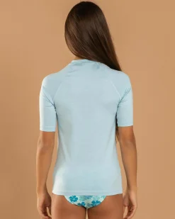 Girls' Essential Short Sleeve Rash Vest