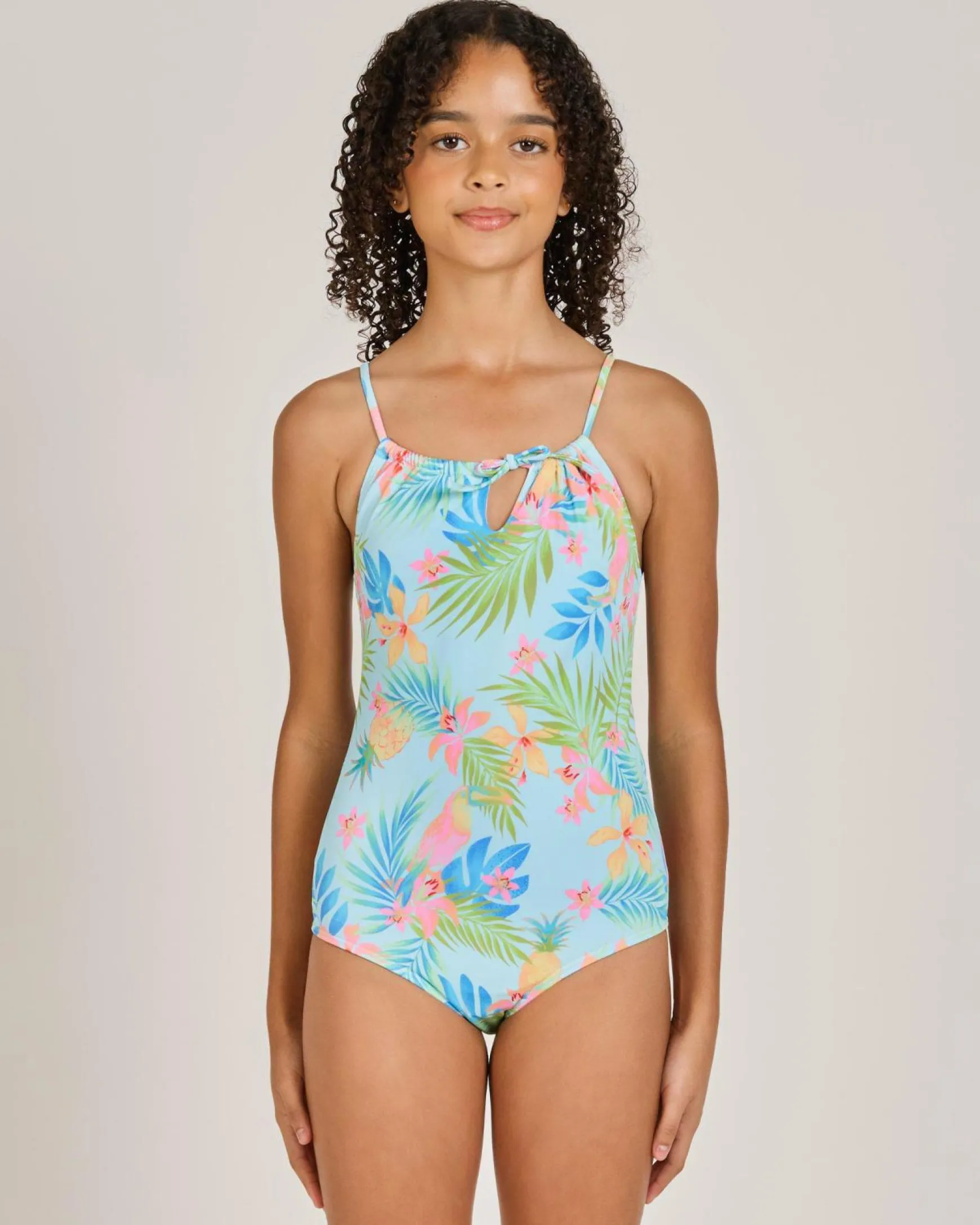 Girls' In Da Jungle One Piece Swimsuit