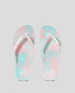 Girls' Kicks Marble Thongs