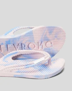 Girls' Kicks Marble Thongs