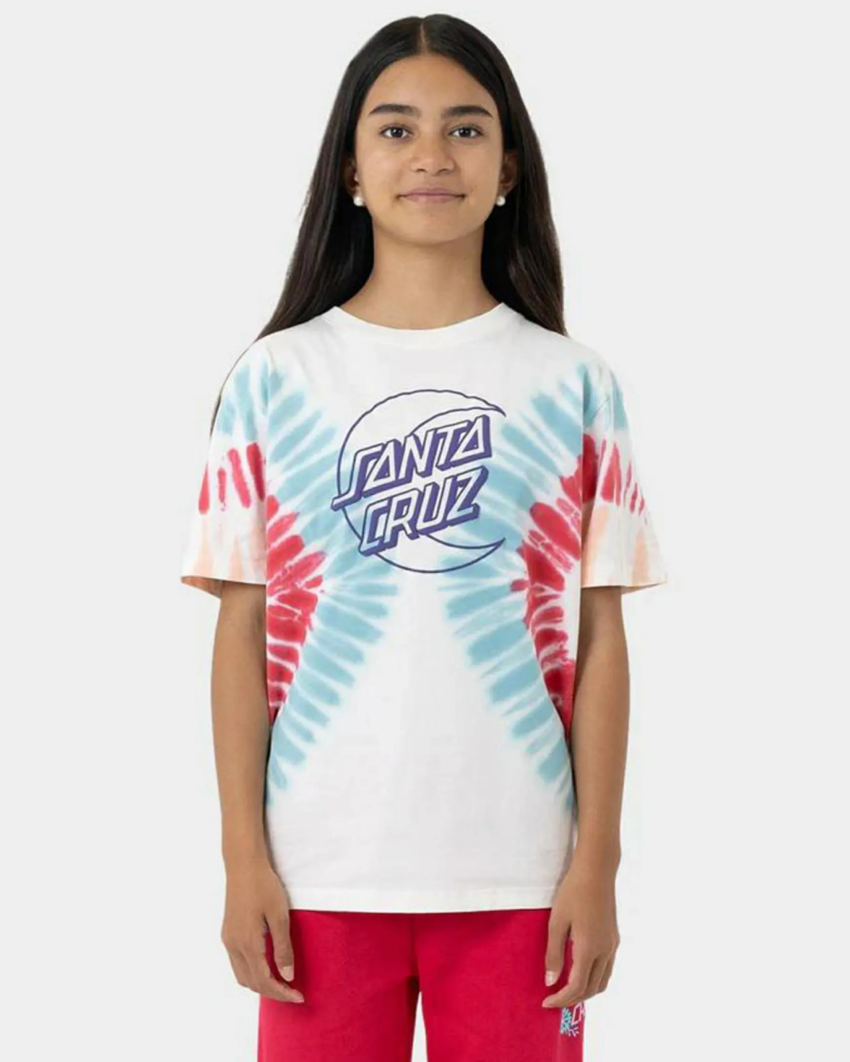 Girls' Moon Dot Outline Front T-Shirt