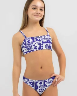 Girls' Salerno Bandeau Bikini Set