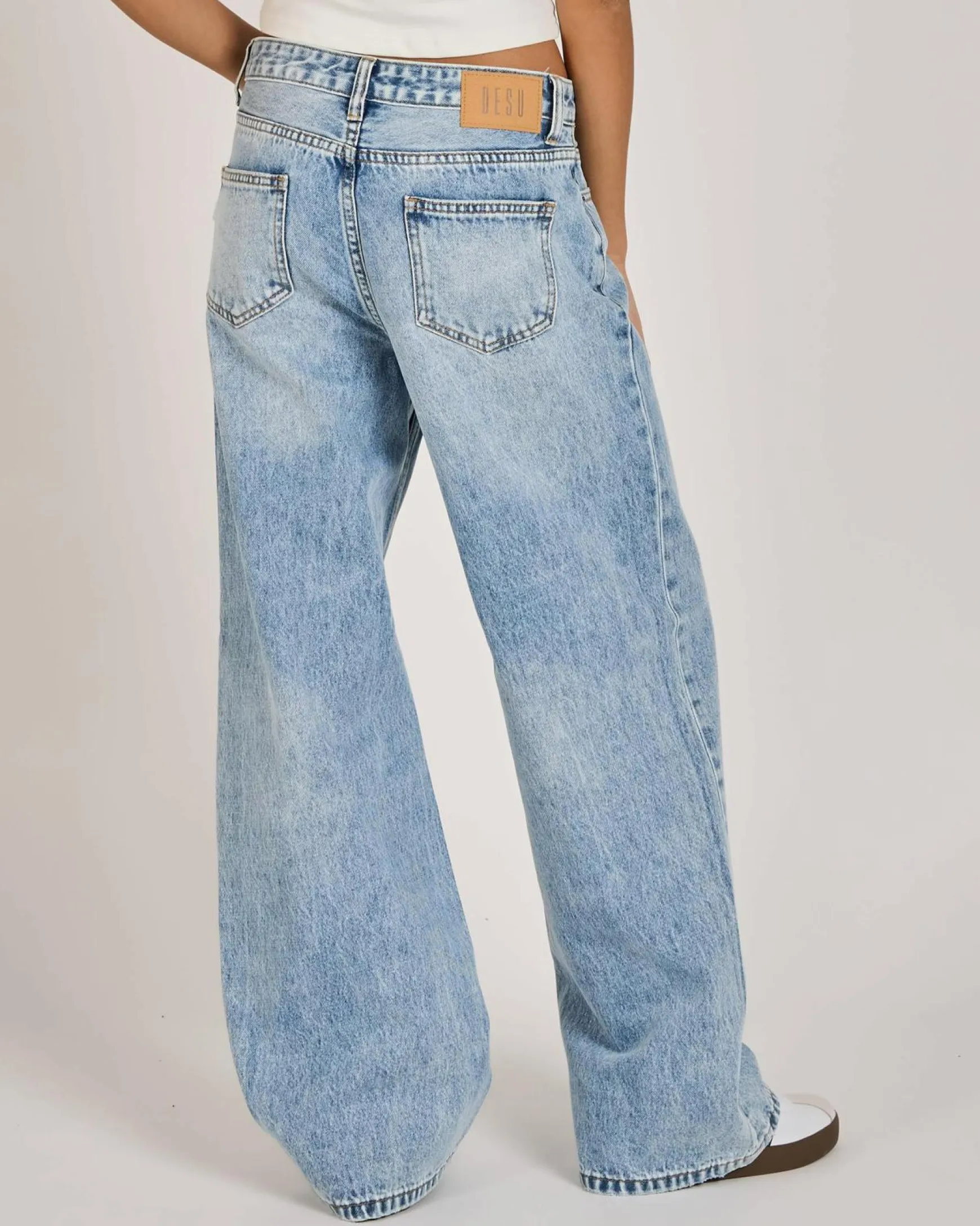 Girls' Soho Wide Leg Jeans