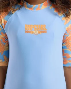 Girls' Sun Sol UPF Short Sleeve Rash Vest Set