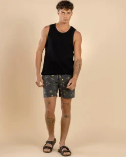 Gust Elastic Waist Shorts