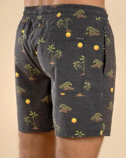 Gust Elastic Waist Shorts
