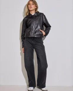 Harley Faux Leather Jacket