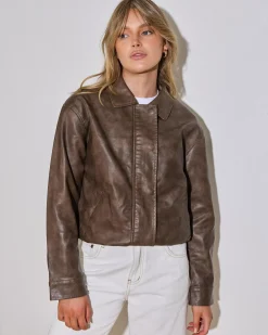Harley Faux Leather Jacket