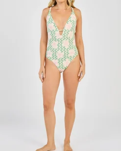 Hibiscus Daze One Piece Swimsuit