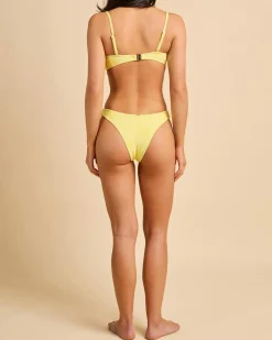 Hibiscus Scrunch High Cut Bikini Bottom