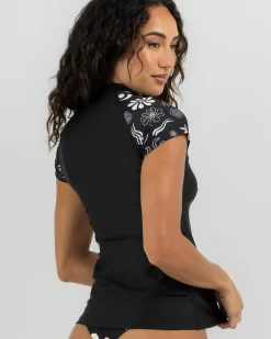 Holiday Cap Sleeve Rash Vest