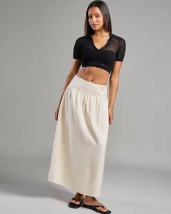 Ibiza Short Sleeve Cropped Shirt