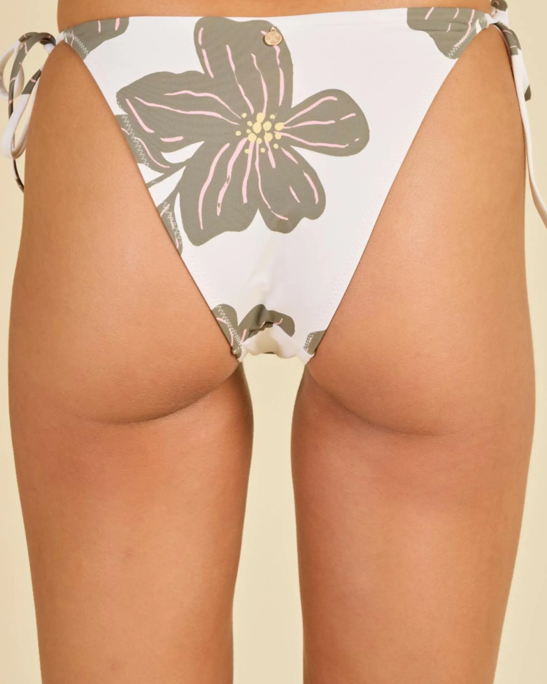 Kia Floral Tie Side Hi Cut Bikini Bottom