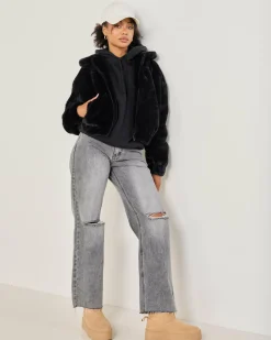 Kick On Faux Fur Jacket
