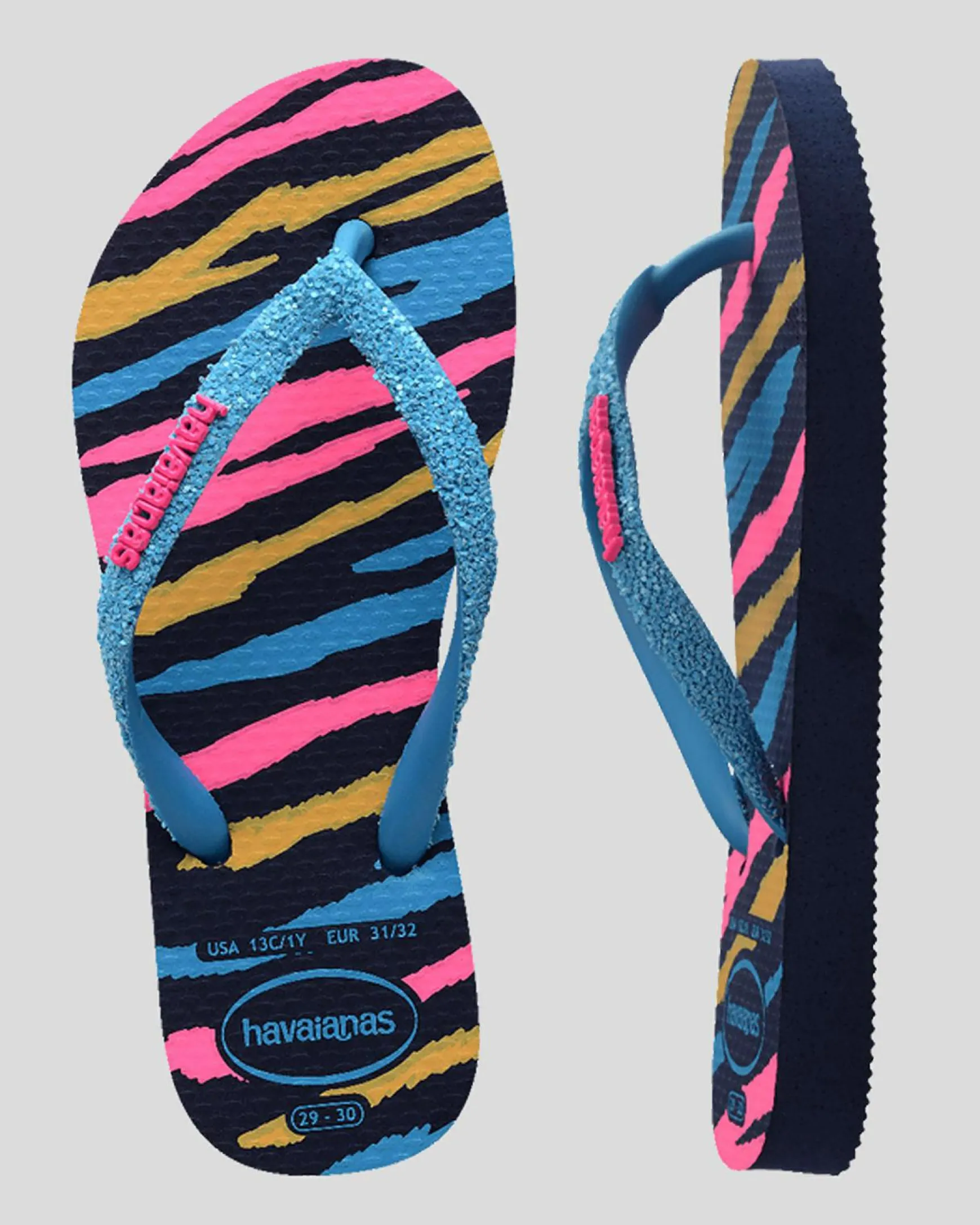 Kids' Slim Glitter Thongs