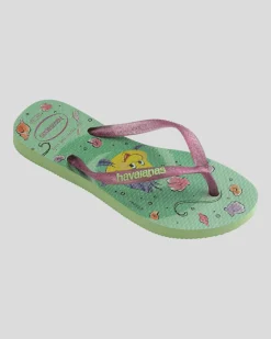 Kids' Slim Princess Ariel Thongs