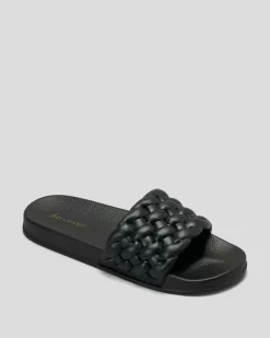 Lexi Plait Slide Sandals