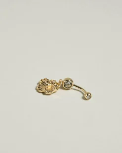 Litia Hibiscus Belly Ring