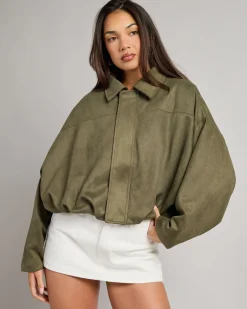 London Faux Suede Jacket