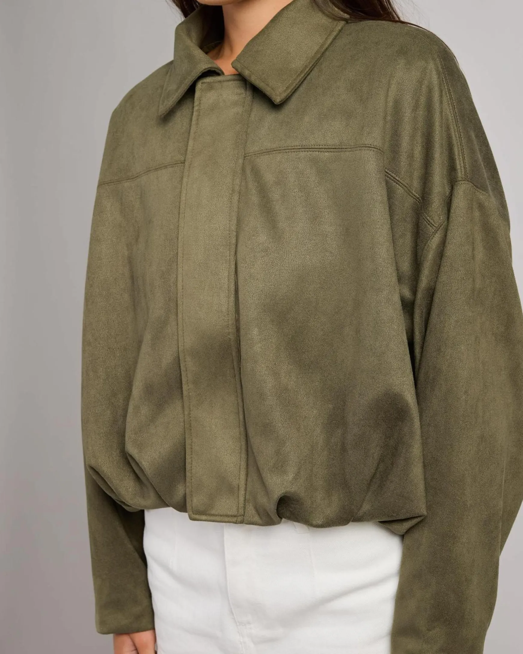 London Faux Suede Jacket