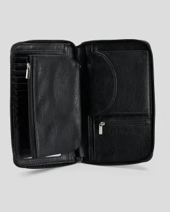 Mandala Embossed Travel Wallet