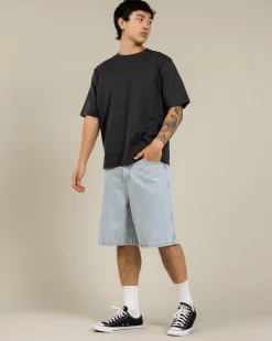 Medina Script Denim Walk Shorts