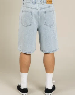 Medina Script Denim Walk Shorts
