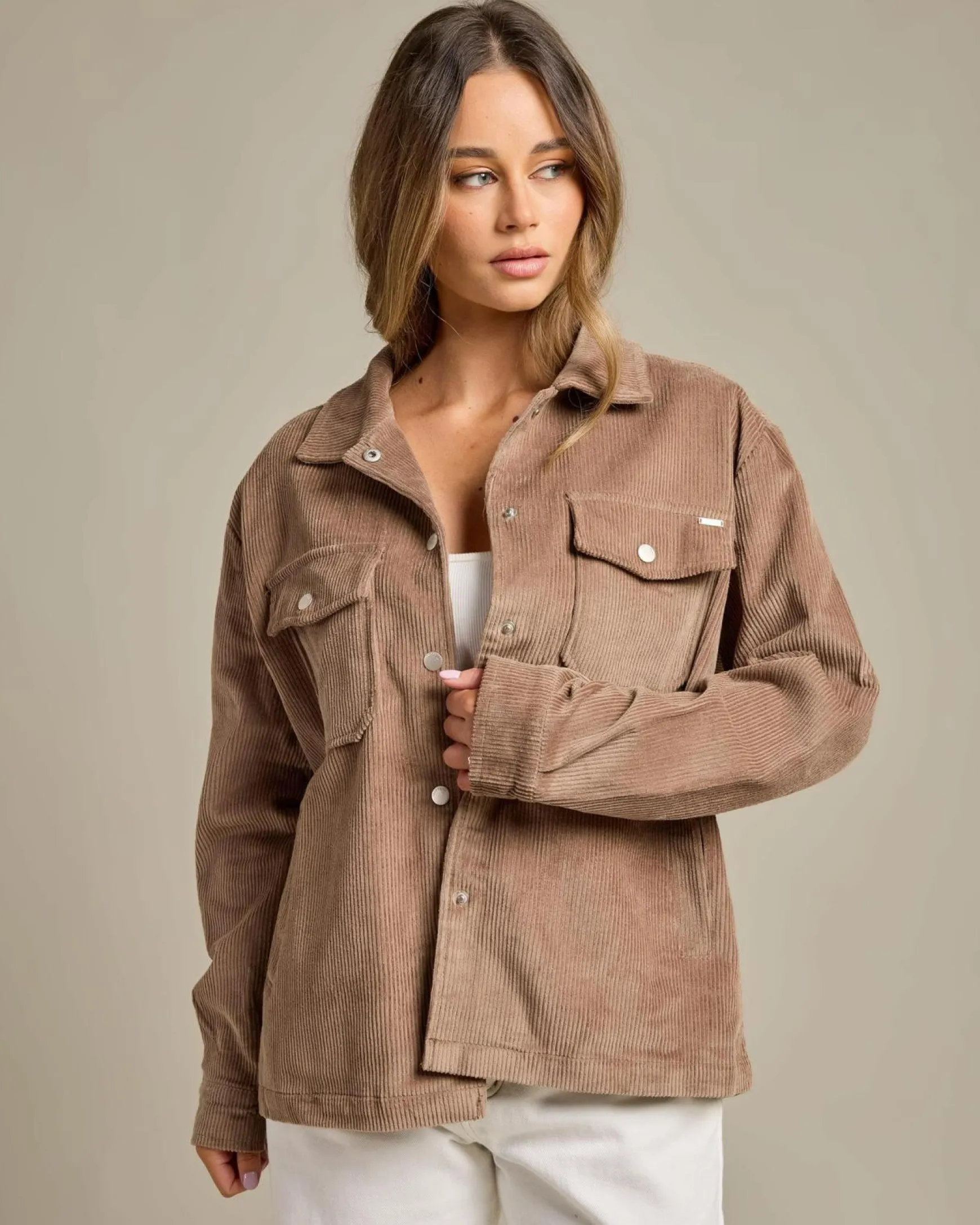 Mila Cord Shacket