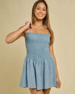 Mimi Smocked Mini Dress