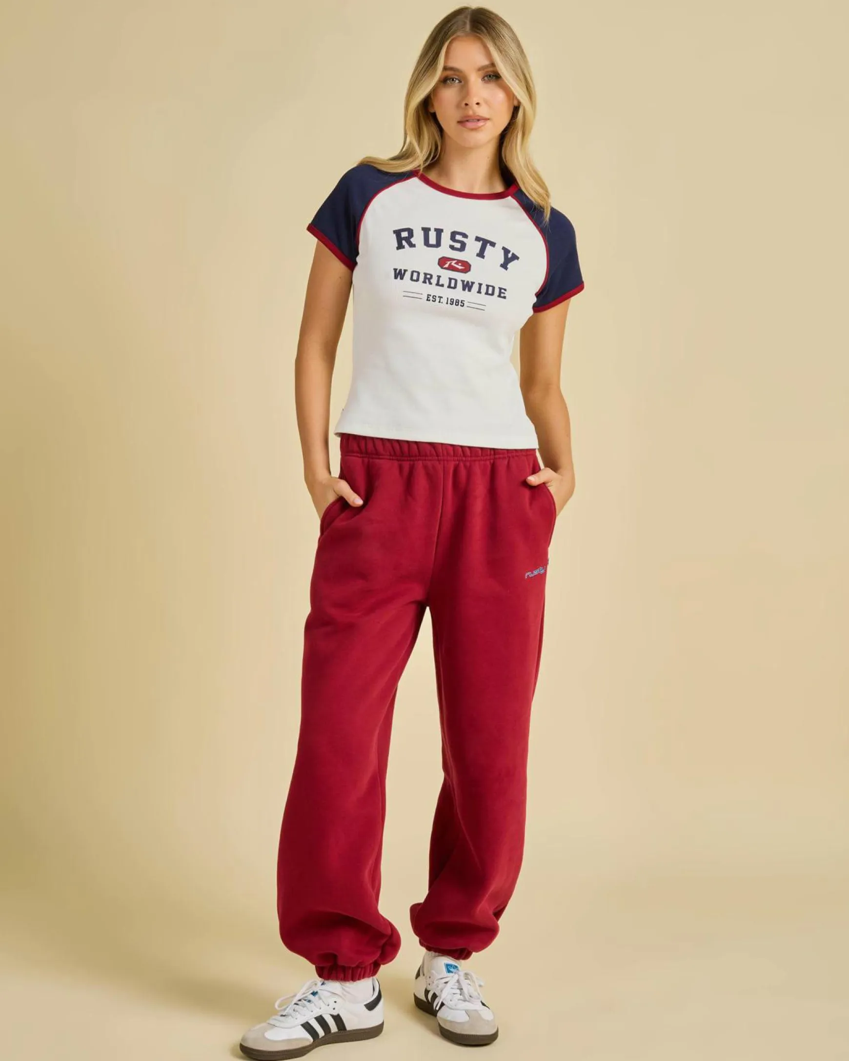 Mr. Worldwide Raglan Ribbed Skimmer T-Shirt
