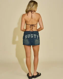 Norty Micro Mini Denim Skirt