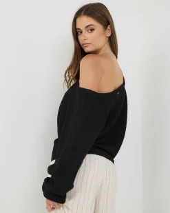 Ophelia Off Shoulder Knit Jumper
