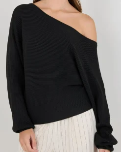 Ophelia Off Shoulder Knit Jumper