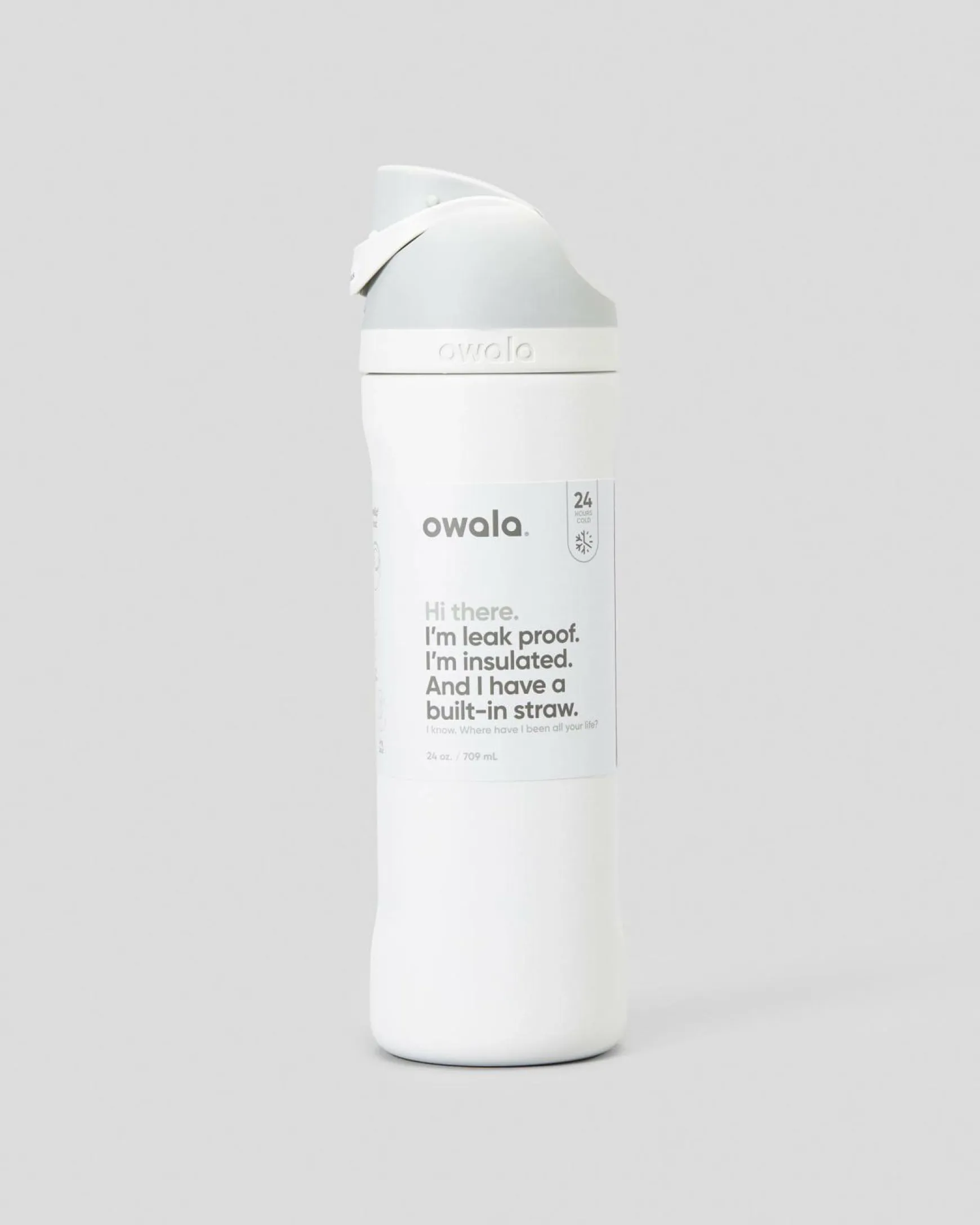 24oz FreeSip Stainless Steel Water Bottle