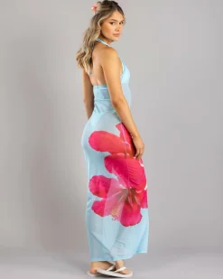 Paradise Mesh Long Cover Up