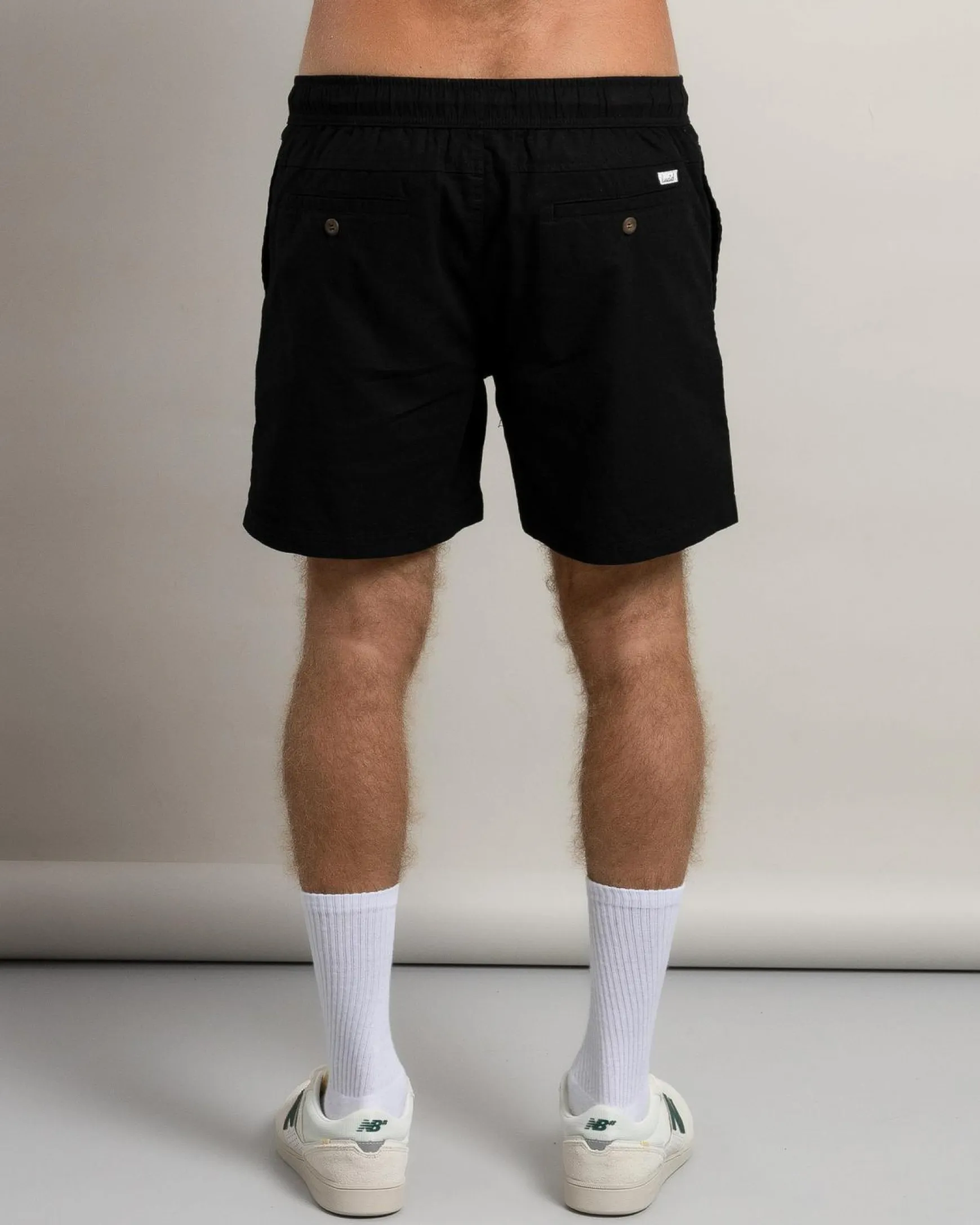 Refined Elastic Waist Shorts