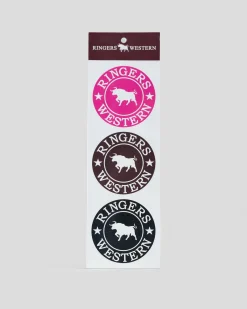 RW Small Round Stickers 3 Pack