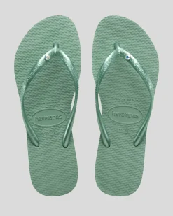 Slim Crystal Thongs