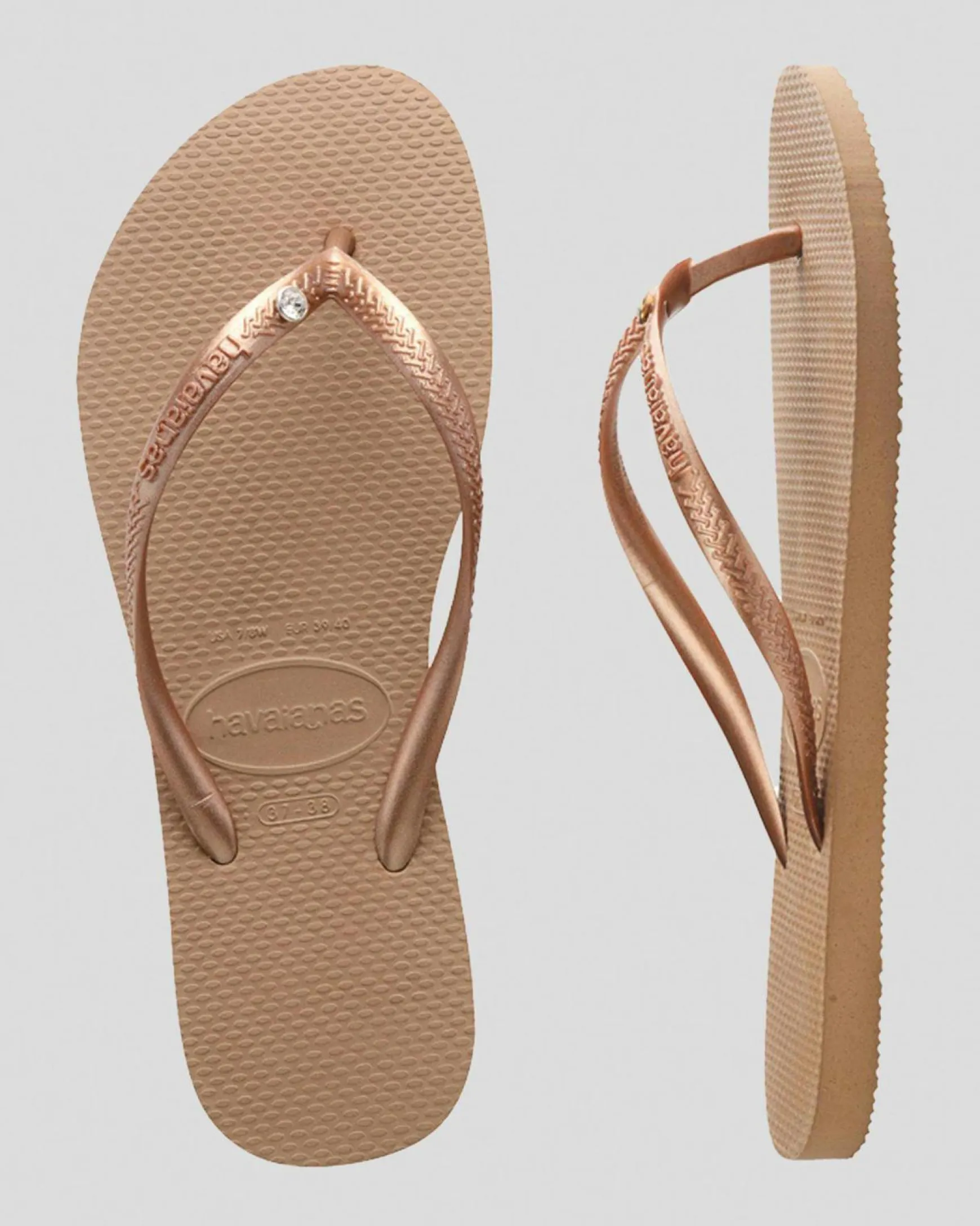 Slim Crystal Thongs