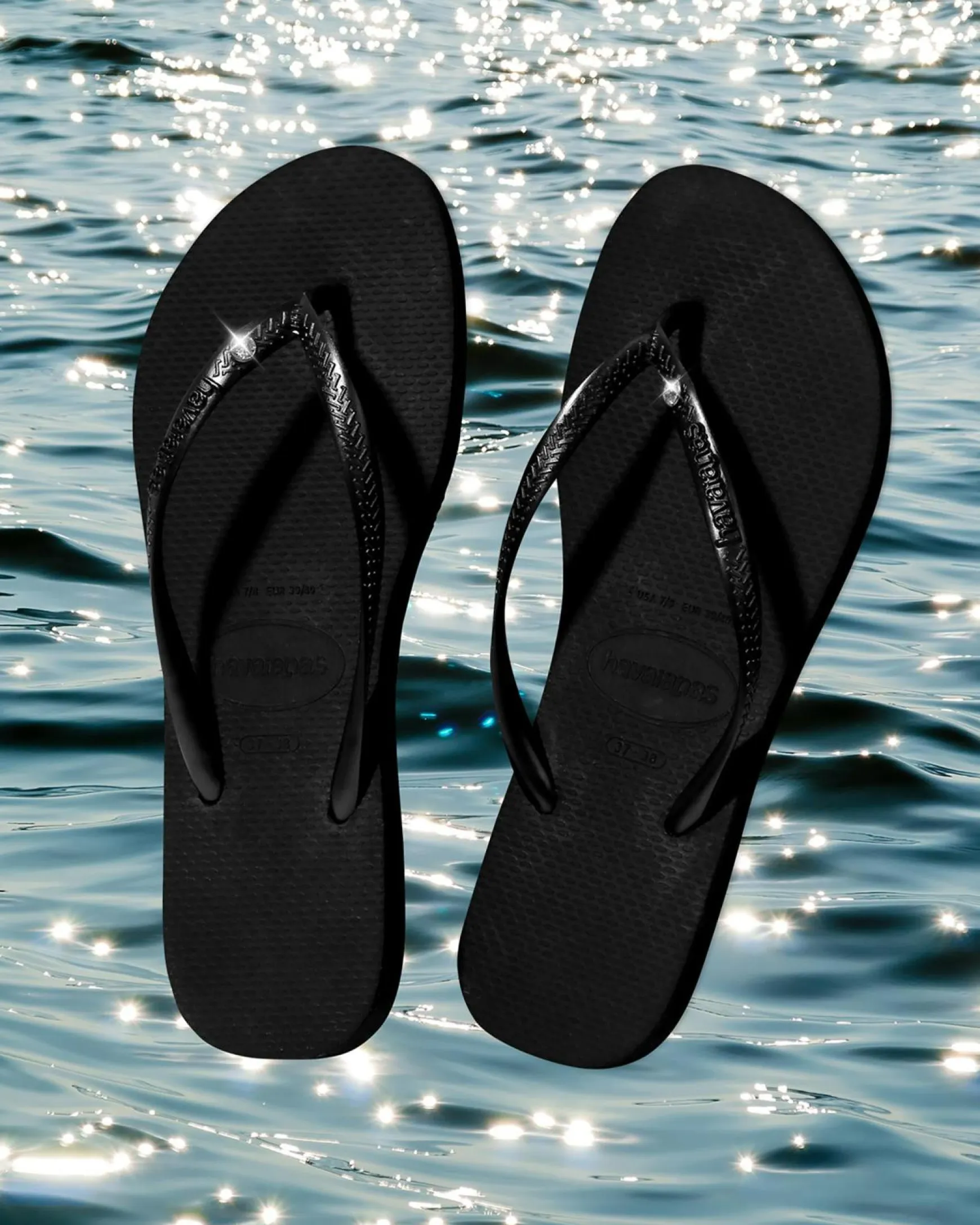 Slim Crystal Thongs